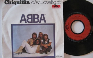 ABBA Chiquitita c/w Lovelight 7" sinkku Ranska Eri painos
