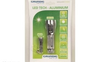 Grundig Led Tech Aluminium, 1 ja 12 Led, 6 ja 13cm *UUSIA*