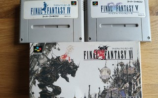 Final Fantasy IV, V ja VI (SFC)