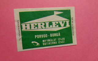 TT-etiketti Herlevi, Porvoo - Borgå