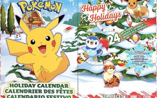 POKEMON HAPPY HOLIDAYS KALENTERI	(79 973)	joulukalenteri