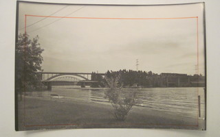 VANHA Valokuva Kortti Heinola 1950-l Alkup.Mallikappale
