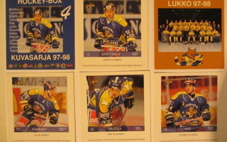 Lukko joukkuekuva 1997-98 Adbox hockey box