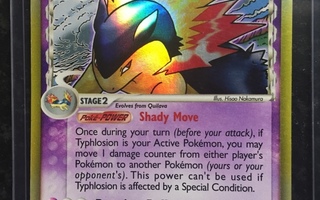 Typhlosion 12/101 Pokemon holo rare kortti