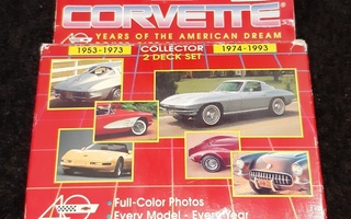 Corvette pelikortit 1993 hienot