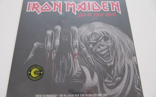 Iron Maiden Live in New York LP Värivinyyli