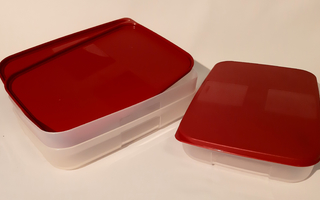 Tupperware Pakastusrasia 3 x 650 ml punakantiset