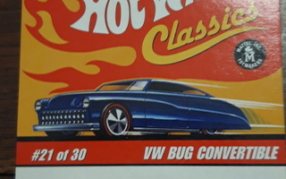 2005 Hot Wheels classics VW BUG conv mint