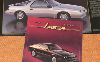 1985 Chrysler Laser esite - ISO - KUIN UUSI