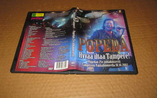 Popeda DVD Hyvää iltaa Tampere! v.2002 GREAT!
