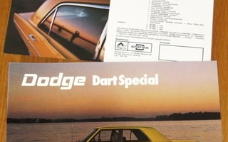 1973 Dodge Dart Special esite - suom - KUIN UUSI