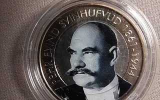 5€ svinhufvud 2016 väritetty unc