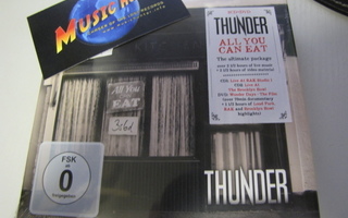 THUNDER - ALL YOU CAN EAT UUSI 2CD+DVD DIGIPAK UUSI