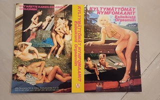Kyltymättömät nymfomaanit VHS kansipaperi / kansilehti