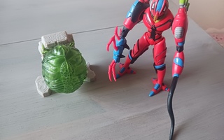 Future Spiderman with Cocoon Web Trap figures