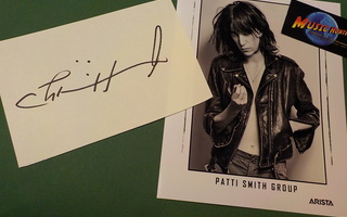 PATTI SMITH NIMMARI + B/W PROMOKUVA