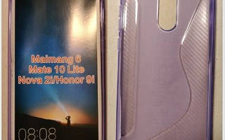 Huawei Mate 10 Lite - Violetti geeli-suojakuori #24804