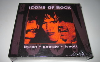 ICONS OF ROCK byron, george, lynott 5-CD