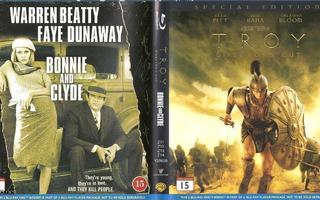 Troija / Bonnie ja Clyde (Tupla Blu-Ray)