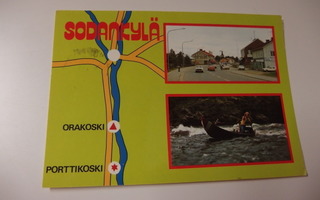 Kulkenut Sodankylä -kortti v. 1979