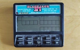 Radio Shack Blackjack 21 -pelikonsoli (-90-luvulta)