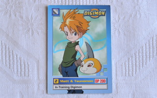 Matt & Tsunomon - Digimon kortti v.1999