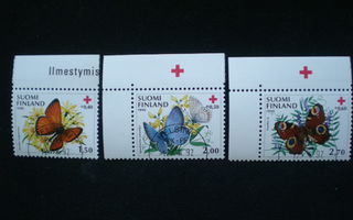 Loistoleimattu sarja Punainen Risti 1990 - LaPe 1107-1109