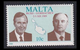 Malta 830 ** George Bush ja Mikhail Gorbachev (1989)