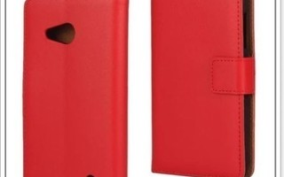Lumia 550 - Punainen Premium suojakuori & suojakalvo #22748