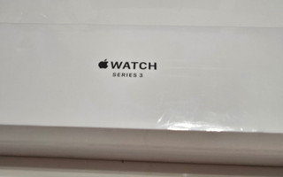 Apple Watch 3 38MM GPS Silver Uusi