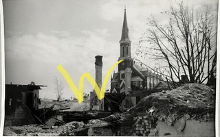 Takaisinvallatun Hango kirkonseutu 1941