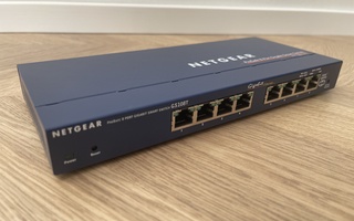 Netgear GS108T | 8-portin Gigabit Ethernet Smart Kytkin