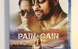 Pain & Gain (Blu-ray) Mark Wahlberg ja Dwayne Johnson (UUSI)