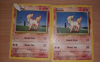 2x Ponyta 60/102 common card