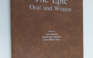 Lauri (toim.) Honko : The Epic - Oral and Written