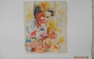 Äitienpäiväkortti, taiteilija Inga Fagerholm