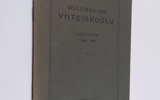 Oulunkylän yhteiskoulu lukuvuosi 1928-1929