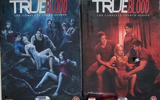 TRUE BLOOD, KAUDET 3 JA 4 DVD