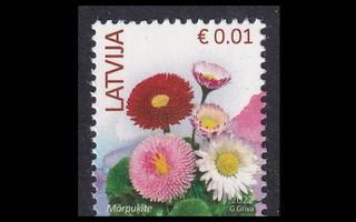 Latvia 899_VIII ** Käyttösarja kukka 0.01 € -22 (2014)