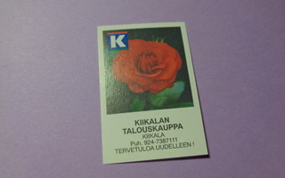 TT-etiketti K Kiikalan Talouskauppa, Kiikala