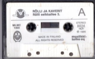 C-kassetti: RÖLLI SEIKKAILEE 3, 1986 (ilman kansipaperia)
