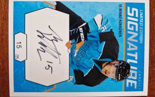 Mikko Kokkonen Pelicans 2021-2022 Signature 15/25. Peli...