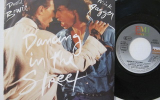 David Bowie And Mick Jagger Dancing In The Stree 7" sinkku
