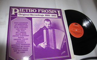 Pietro Frosini – Original Recordings 1920-1935 + SIGNEERAUS