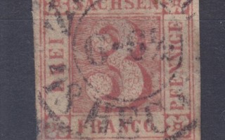 Saksa Reich Saksi  1850 Mi 1