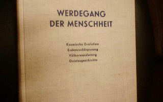 G. Wachsmuth  WERDEGANG DER MENSCHHEIT (1 p. 1953)