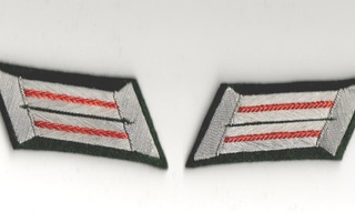Wehrmacht upseerin kauluslaatat tykistö