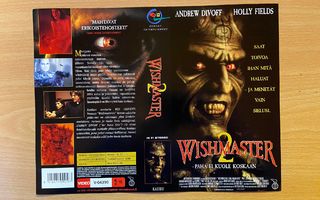 VHS KANSIPAPERI Wishmaster 2