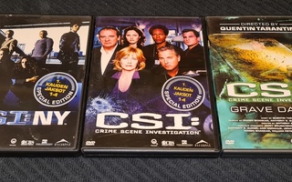 DVD - CSI LEVYJÄ 3KPL