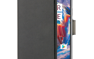 Oppo A76 (musta) Booklet Case Slim